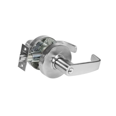 SARGENT Office Cylindrical Lock Grade 2 with L Lever with Small Format IC Prep and L Rose and ASA Strike Les 28707G05LL26D